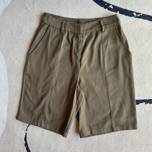 NWT 4th + Reckless Khaki Brown High Waist Casual Utility Shorts Preppy Size M